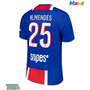 Paris Saint-Germain Nuno Mendes #25 Replika Hjemmebanetrøje 2026-27 Kortærmet